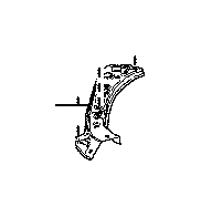 View 5321324040 Radiator Support Side Panel (Right, Upper) Full-Sized Product Image
