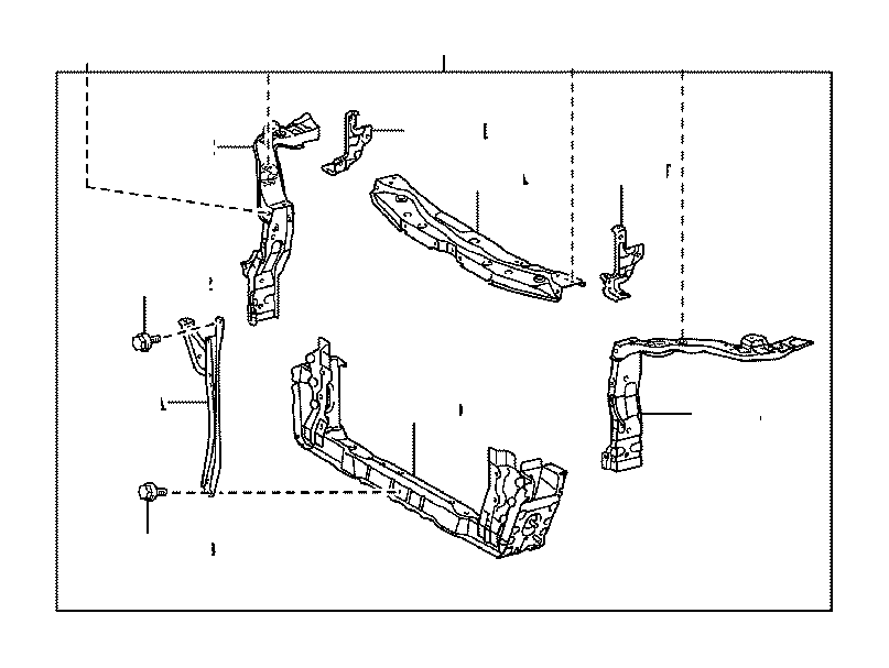 View 5320206220 Radiator Support Side Panel (Right) Full-Sized Product Image