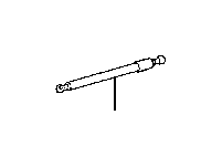 View 534500W221 Hood Lift Support (Left) Full-Sized Product Image