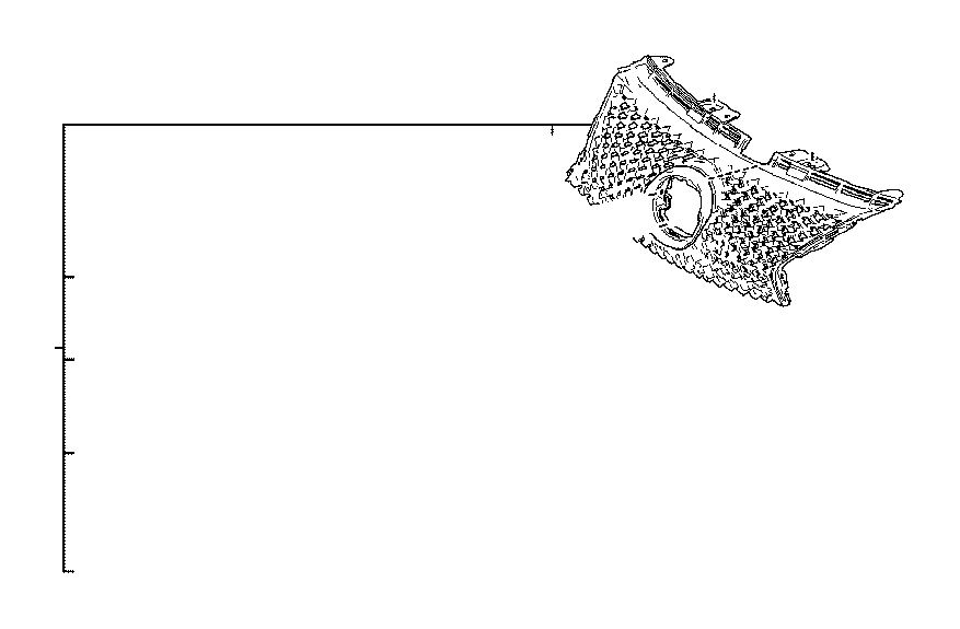 View 5311211900 Grille (Lower) Full-Sized Product Image