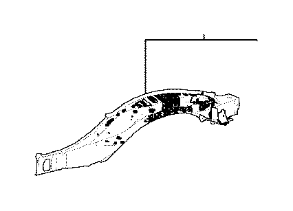 View 5780311010 Frame Rail End (Right, Rear) Full-Sized Product Image