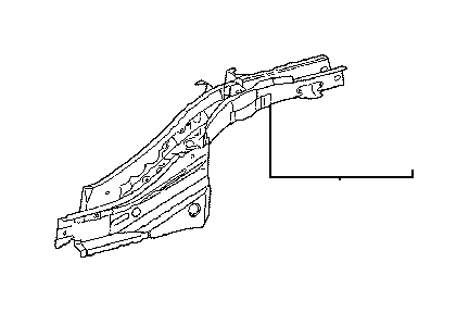 View 5760206260 Frame Side Member (Left, Rear) Full-Sized Product Image