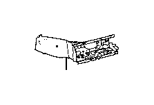 View 5707848040 Floor Side Rail Reinforcement (Left, Front) Full-Sized Product Image