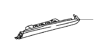 View 7399030020B1 Instrument Panel Air Bag (Lower) Full-Sized Product Image