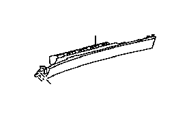 View 7399050031C0 Instrument Panel Air Bag (Lower) Full-Sized Product Image