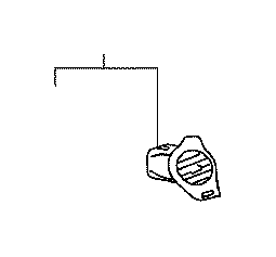 View 5566053060C0 Dashboard Air Vent Full-Sized Product Image