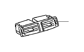 View 5567053050C0 Dashboard Air Vent Full-Sized Product Image