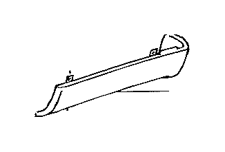 View 554025001004 PAD SUB-ASSEMBLY,  INSTRUMENT PANEL,  LOWER RIGHT Full-Sized Product Image