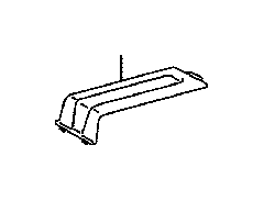 View 8645633030 RETAINER, GLOVE COMPARTMENT Full-Sized Product Image