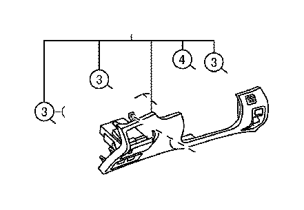 View 5540250270A3 Instrument Panel Knee Bolster Full-Sized Product Image