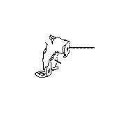 View 5537553060 Instrument Panel Mounting Bracket (Right, Lower) Full-Sized Product Image