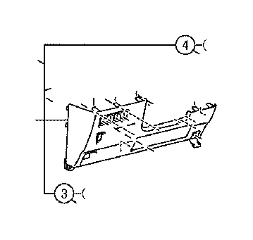 View 5543260520C0 PANEL,  INSTRUMENT PANEL FINISH,  LOWER Full-Sized Product Image