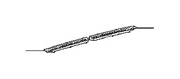 View 5598278010 Dashboard Air Vent Trim Full-Sized Product Image