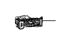View 5566011010 Dashboard Air Vent Full-Sized Product Image
