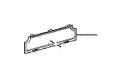 View 5545930080 Glove Box Door Cover (Lower) Full-Sized Product Image