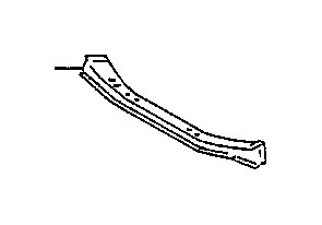 View 5765224900 Floor Pan Crossmember (Rear) Full-Sized Product Image