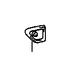 View 5818424020 BRACKET,  FRONT SEAT MOUNTING,  INNER LEFT Full-Sized Product Image