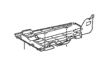 View 5762850030 Floor Pan Splash Shield (Rear) Full-Sized Product Image
