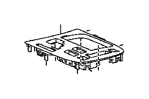View 5880550081B0 Console Panel (Rear, Upper) Full-Sized Product Image