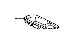 View 5880533261A2 Console Trim Panel (Rear, Upper) Full-Sized Product Image