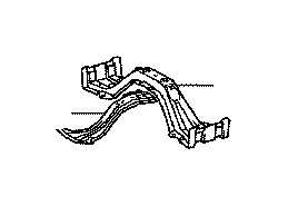 View 5830850012 Spare Tire Bracket (Rear) Full-Sized Product Image