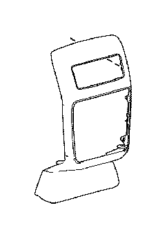 View 589030E191E0 Console Panel (Rear) Full-Sized Product Image