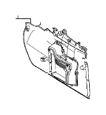 View 5881748081C0 Console Trim Panel (Front) Full-Sized Product Image