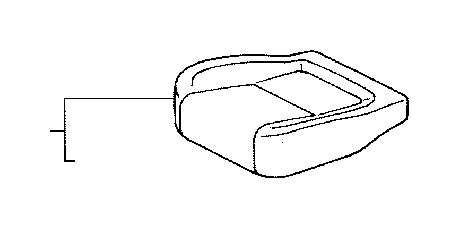 View 7107124450E0 Seat Cover (Right, Front) Full-Sized Product Image