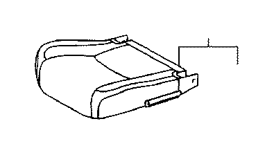 View 7107248321C0 Seat Cover (Left, Front) Full-Sized Product Image