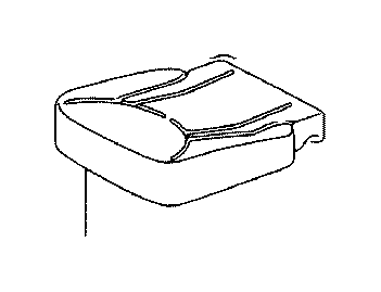 View 7151250150 Seat Cushion Pad (Left, Front) Full-Sized Product Image