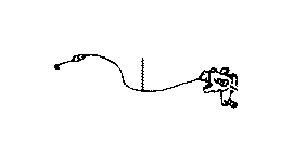 View 722070E010 Folding Seat Release Cable (Right) Full-Sized Product Image