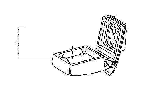 View 7283033620A2 ARMREST ASSEMBLY,  REAR SEAT,  CENTER Full-Sized Product Image