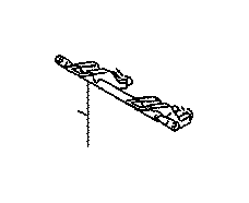 View 7370506030 BRACKET SUB-ASSEMBLY,  CHILD RESTRAINT SEAT ANCHOR,  RIGHT Full-Sized Product Image