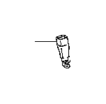 View 7338053040C0 Seat Belt Receptacle (Right, Rear) Full-Sized Product Image