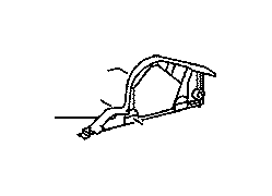 View 7169460050C0 Seat Frame Trim Panel (Right, Rear) Full-Sized Product Image