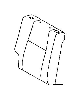 View 7107760E30C4 COVER,  REAR SEAT BACK,  RIGHT (FOR SEPARATE TYPE) Full-Sized Product Image