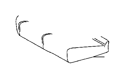 View 7161160590 PAD,  REAR SEAT CUSHION,  RIGHT Full-Sized Product Image