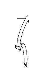 View 7332035010A4 Seat Belt Lap and Shoulder Belt (Left) Full-Sized Product Image