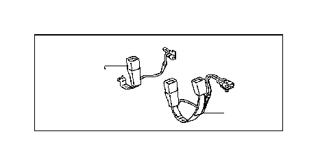 View 7338076020C0 Seat Belt Receptacle (Rear) Full-Sized Product Image