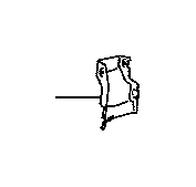 View 7184360130E2 COVER,  REAR SEAT RECLINING,  NO. 2 LEFT Full-Sized Product Image