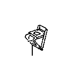 View 7189150020 BRACKET,  REAR SEAT BACK SET,  NO. 1 Full-Sized Product Image