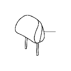 View 7191050C20A0 Headrest (Front) Full-Sized Product Image
