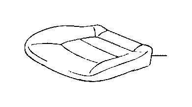 View 7107224360A0 Seat Cover (Left, Front) Full-Sized Product Image