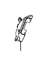 View 7261853020 Seat Latch Cover (Rear) Full-Sized Product Image