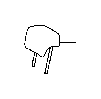 View 7194078120C1 HEADREST ASSEMBLY,  REAR SEAT Full-Sized Product Image