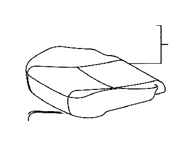 View 7107260D52E1 Seat Cover (Left, Front) Full-Sized Product Image