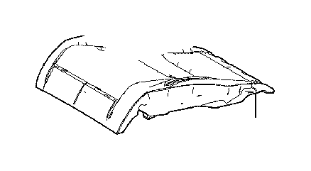 View 7151148390 Seat Cushion Pad (Right, Front) Full-Sized Product Image