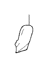 View 718360E030E0 Seat Trim Panel (Left, Rear) Full-Sized Product Image
