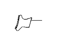 View 718750E080B0 Seat Back Recliner Adjustment Mechanism Cover (Right) Full-Sized Product Image