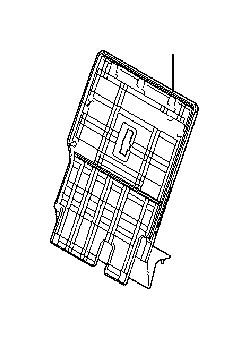 View 718800E130C0 Seat Back Panel (Right, Rear) Full-Sized Product Image